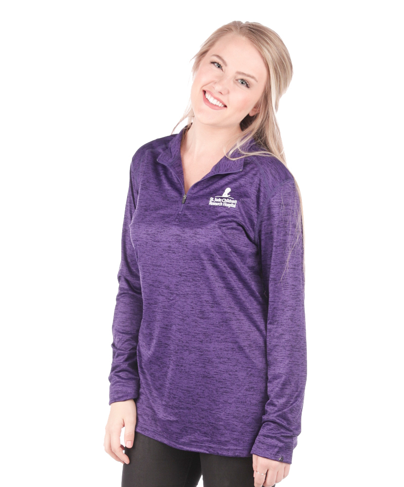 Quarter zip performance discount pullover